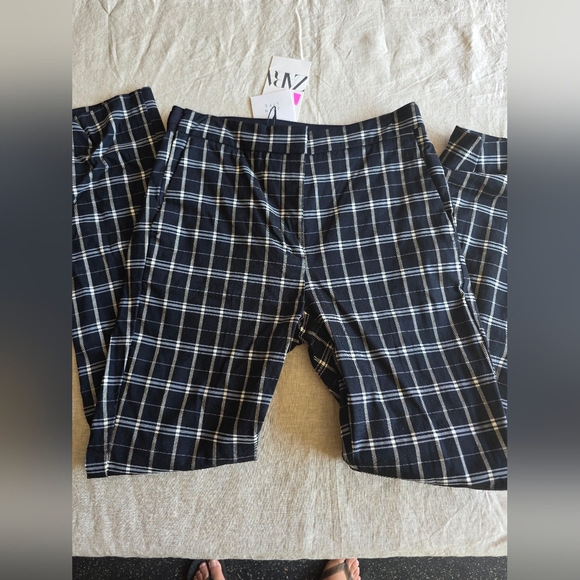 Zara Pants - Zara Plaid Trouser Sz M